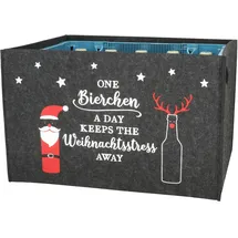 Cepewa Bier-Adventskalender DIY 2023 Weiß/Rot/Schwarz/Grau