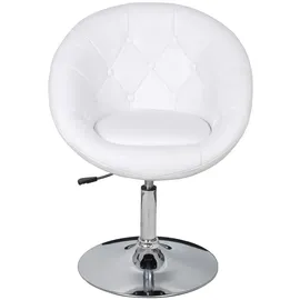 vidaXL Barhocker 2 Stk. Weiß Kunstleder