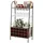 Costway Weinregal 63 x 32 x 114,5 cm Braun