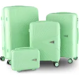 Berwin Reisekoffer Cryta Fresh Mint 4er Set MS-19766 - Türkis