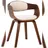 Kunstleder creme/walnuss