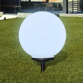 vidaXL Außenleuchte Kunststoff 42,6 cm 2 Stk. Solar weiß