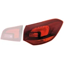 HELLA Heckleuchte rechts Glühlampen-Technologie für VAUXHALL OPEL 1222251 13336327 9EL 354 998-041