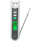 Wasserdichtes, Digitales, Faltbares Lcd-fleischthermometer Mit Sonde – ‐50°C‐300°C
