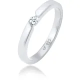 Elli DIAMONDS Ring 925 Silber Diamant (0.06 ct.) - Gr. 52