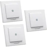eQ-3 Homematic IP, Smart Home 3er-Set Wandtaster HMIP-WRC2, 2-fach