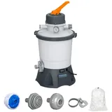 BESTWAY Flowclear Sandfilteranlage mit Filterbällen 3,028 l/h 85 W