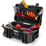 Knipex Werkzeugkoffer "Robust26 Move" Werkzeug-Trolley | Rollkoffer Sanitär 17-teilig