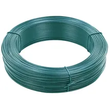 vidaXL Zaun-Bindedraht 250 m 0,9/1,4 mm Stahl Schwarzgrün