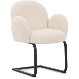s-style möbel Vela Bouclé weiß