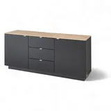Innostyle CORE TV-Sideboard Stellmaß B/H/T 180x77x44 cm Wohnzimmer, Kommoden - Sideboards, Sideboards