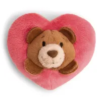 NICI Mini MagNICI Bär mit Herz 7 cm Braun