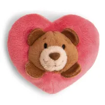 NICI Mini MagNICI Bär mit Herz 7 cm Braun