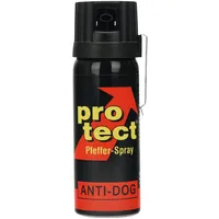 Pfefferspray 50ml Protect Anti-Dog Breitstrahl mit Metallclip zur Tierabwehr