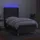 vidaXL Boxspringbett 100 x 200 cm Dunkelgrau