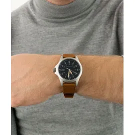 Timex Analog 'Field Post Solar' Herren Uhr TW2V03600 - Braun/Blau