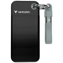 Verbatim Pocket SSD 2 TB USB 3.2 Typ-C schwarz-grau