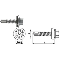 Bohrschraube RP-K