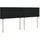 vidaXL Boxspringbett mit Matratze Schwarz 180x200 cm Samt
