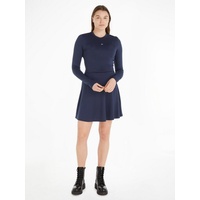 Tommy Jeans Kleid in Dunkelblau & FLARE DRESS«, blau