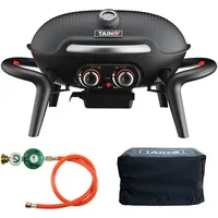 TAINO KENAI Tischgrill Set + Abdeckhaube + Regler
