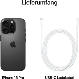 Apple iPhone 16 Pro Max 512 GB Titan Schwarz