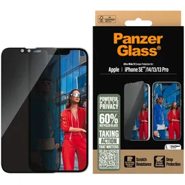 Panzer Glass PanzerGlass Privacy Screen Pr iPhone 16e 14 13 13 Pro UWF