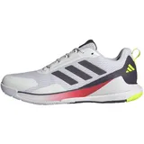 adidas Herren Novaflight 2 Indoor Shoes, Cloud White/Aurora Met. / Aurora Plum, 46 EU