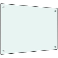VidaXL Küchenrückwand Weiß 70x50 cm Hartglas