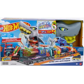 Hot Wheels City Ultra Shark Car Wash