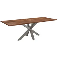 Sam möbel gmbh SAM® Esstisch Baumkante massiv Akazie nussbaum
