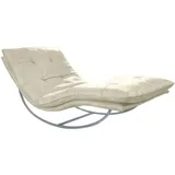 W.Schillig Relaxliege daily dreams Polyester 95 x 85 x 169 cm Beige mit Kissen