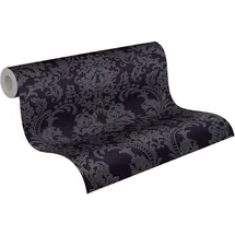 A.S. Création Vliestapete Black & White 0,53 x 10,05 m 361663 Schwarz/Silber