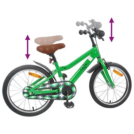 vidaXL Kinderfahrrad 18 Zoll Farbe grün