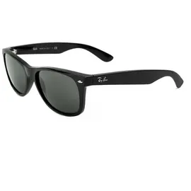 Ray Ban New Wayfarer RB2132 901 55-18 gloss black/green classic