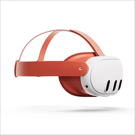 Meta Headset-Einlagen und -Riemen für Meta Quest 3 (Blood Orange) Zubehör VR Brille