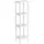 Zeller Standregal mit 4 Ablagen MDF 22 cm x 22 cm x 92 cm Weiß