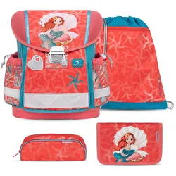Rucksack Classy ergonomisches Schulranzen-Set 4-teilig "Sea Queen"