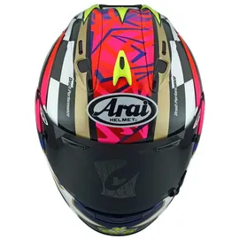 Arai Helmet Arai Rx-7v Evo Schwantz 30, Integralhelm - Schwarz/Weiß/Rot/Blau / L