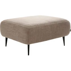 Hocker DESIGNWERK "Forma", beige (liver), B:90cm H:47cm T:70cm, Flachgewebe 100% Polyester, Struktur 98% Polyester, 2% Acryl, Hocker, Polsterhocker, in hochwertiger Verarbeitung