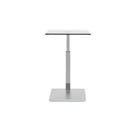 Sofa.de Beistelltisch auf Rollen höhenverstellbar silber 47 x 47 cm