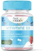 Petit Chêne Vitamine D3 Gommes à Mâcher Gomme Aux Fruits 30 pc(s)