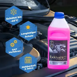 Exklusiv Chemie G13 Kühlerfrostschutz Violett 1 l