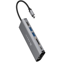 Adam Elements Casa Hub A01 USB-C HUB Grey Notebook-Adapter Grau