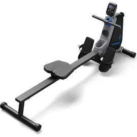 capital sports Rudergerät für Zuhause Klappbar, Sport Rudergerät mit Magnetwiderstand, Rowshaper für Krafttraining, Magnet-Rudermaschine für Zuhause, 120 kg Belastbar, Lcd-display, 16-Stufig