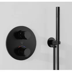Steinberg Serie 100 Fertigmontageset für Unterputzthermostat mit 3-Wege-Umsteller