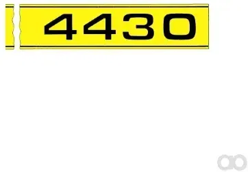 John Deere - R63422 - Etikett - ETIKETT, MODELLBEZEICHNUNG, RH