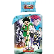 Halantex SP. z.o.o. Hunter x Hunter – Gon Killua Kurapika Mehrfarbig 140 x 200 cm + 70 x 90 cm