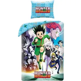 Halantex SP. z.o.o. Hunter x Hunter – Gon Killua Kurapika Mehrfarbig 140 x 200 cm + 70 x 90 cm