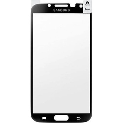 Samsung Original 2x Displayschutzfolie inkl. Reinigungstuch und Blasenspachtel (kompatibel mit Galaxy Note 2 / Note 2 LTE) Black Frame